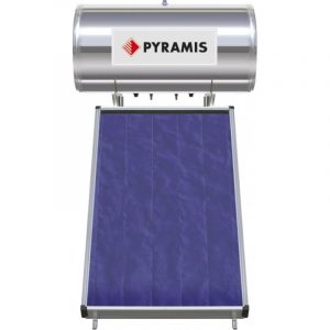 PYRAMIS (026001105) 160Lt / 2m² Επιλεκτικού συλλέκτη Τριπλής Ενέργειας Ηλιακός Θερμοσίφωνας