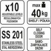 YATO YG-05230 Επαγγελματικό Ψυγείο για δίσκους παγωτού - Image 9