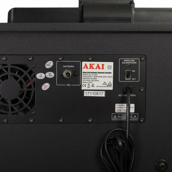 AKAI DJ-S5H Mε EQ Φορητό Ηχείο Με Μίκτη - Image 3