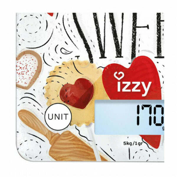 IZZY Sweet IZ-7007 Ζυγαριά κουζίνας White - Image 2