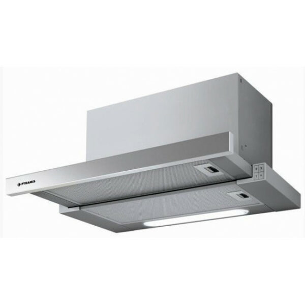 PYRAMIS Turbo (065017502) Συρόμενος Απορροφητήρας Inox