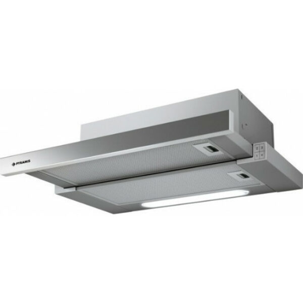 PYRAMIS Turbo Slim (065006401) Συρόμενος Απορροφητήρας Inox