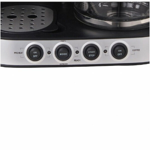 ROHNSON R-970 Πολυκαφετιέρα Black/Silver - Image 4