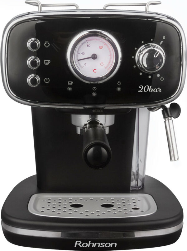 ROHNSON R-985 Μηχανή Espresso Black - Image 4