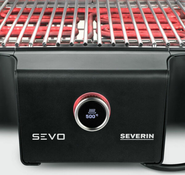SEVERIN PG8107 SEVO GTS 3000W Ηλεκτρική Ψησταριά Black/Inox - Image 6