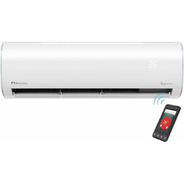 INVENTOR SUPREME UVC SUVI-24WFI/SUVO-24 24.000BTU Κλιματιστικό Τοίχου White - Image 3