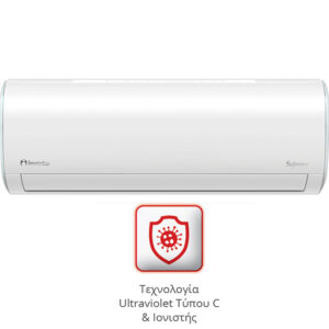 INVENTOR SUPREME UVC SUVI-24WFI/SUVO-24 24.000BTU Κλιματιστικό Τοίχου White