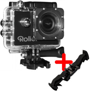 Rollei 4s Plus Actioncam + Helmet Mount 21624 MotorBike Pro
