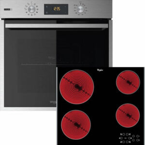 WHIRLPOOL OASKN8V1IX + AKT8090LX Σετ Φούρνος Εστία