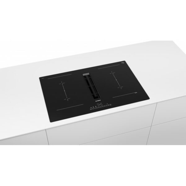 BOSCH PVQ811F15E Εστία με ενσωματωμένο απορροφητήρα Black