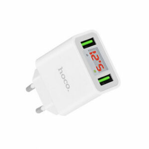 HOCO C25A 5V/2.2A Φορτιστής Ταξιδίου White