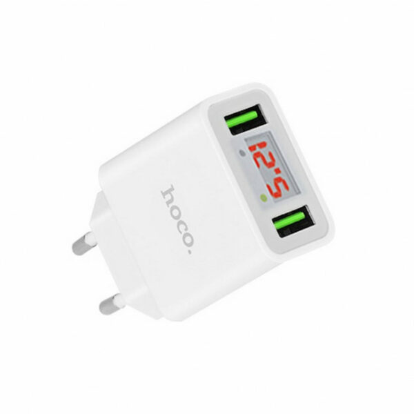 HOCO C25A 5V/2.2A Φορτιστής Ταξιδίου White