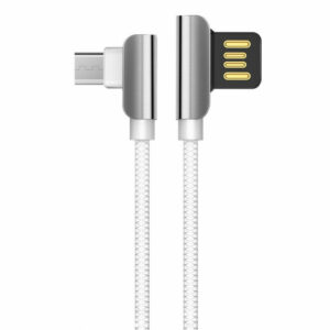 HOCO U42 Exquisite Steel USB σε Micro-USB Fast Charging 1.2m White