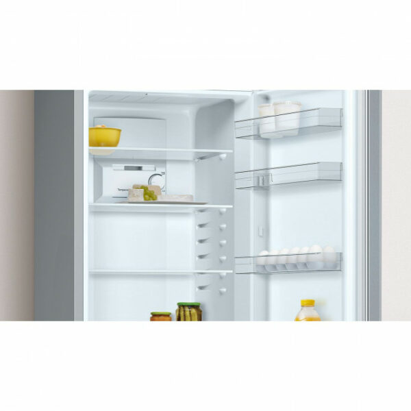 PITSOS PKNB36NLE0 Ψυγειοκαταψύκτης Inox Look  - (12 δόσεις άτοκα)