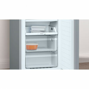 PITSOS PKNB36NLE0 Ψυγειοκαταψύκτης Inox Look  - (12 δόσεις άτοκα)