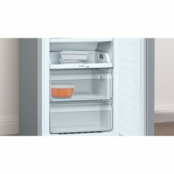 PITSOS PKNB36NLE0 Ψυγειοκαταψύκτης Inox Look  - (12 δόσεις άτοκα)