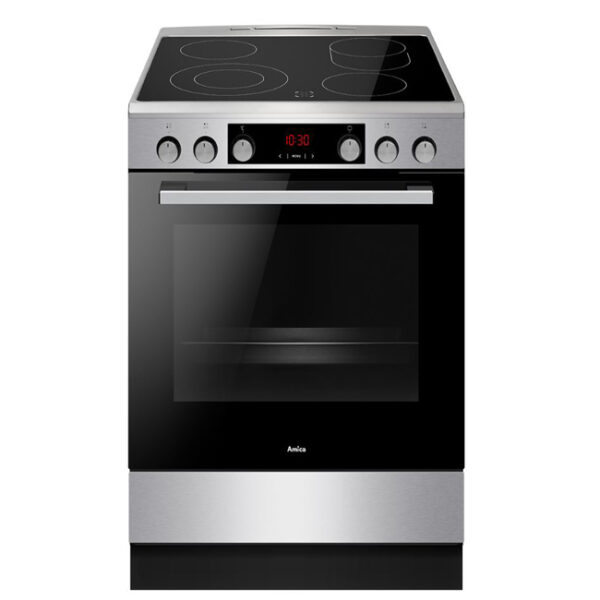 AMICA 622CE3.377HTBDPHBSCQXXBC Ηλεκτρική κουζίνα Inox - (12 δόσεις άτοκα)