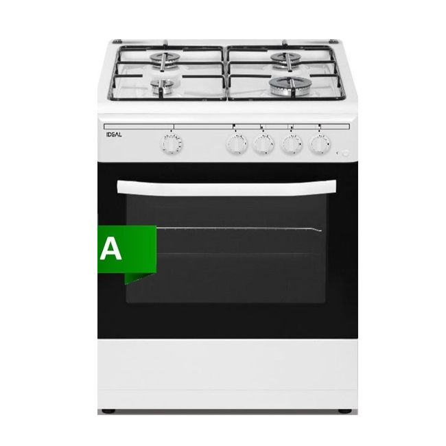 IDEAL IDCG 6400W Κουζίνα Αερίου White