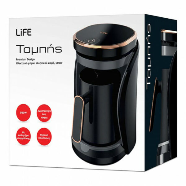 LIFE TABIS 500W Ηλεκτρικό μπρίκι Black