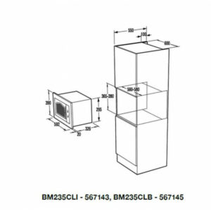 GORENJE BM235CLI Εντοιχιζόμενος Φούρνος μικροκυμάτων Beige