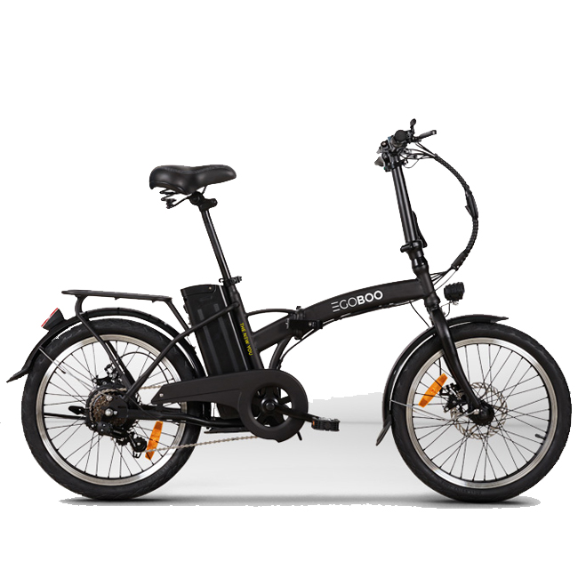 EGOBOO E-Bike E-Fold Ηλεκτρικό Ποδήλατο Black