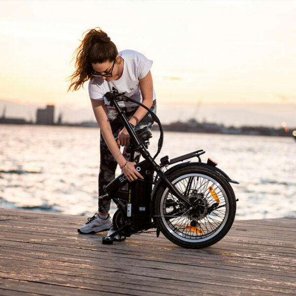 EGOBOO E-Bike E-Fold Ηλεκτρικό Ποδήλατο Black