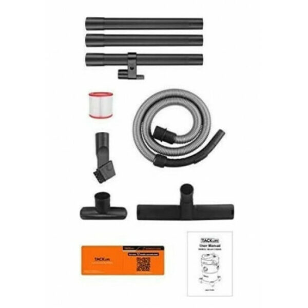 TACKLIFE PVC05B Σκούπα Υγρών / Στερεών Black