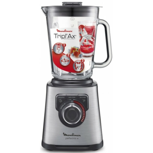 MOULINEX LM811D Perfect Mix Μπλέντερ Inox