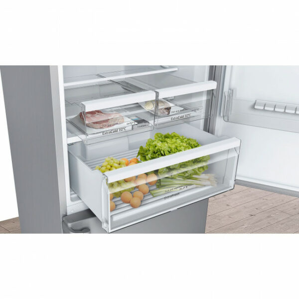 PITSOS PKNB56VLEP Ψυγειοκαταψύκτης Inox  - (12 δόσεις άτοκα)