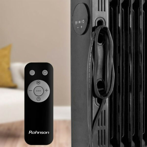 ROHNSON R-2311-20 Καλοριφέρ λαδιού Black