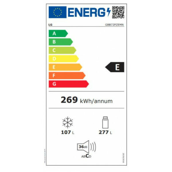 LG GBB72PZEMN Ψυγειοκαταψύκτης Inox - (12 δόσεις άτοκα)