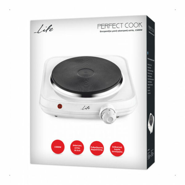 LIFE Perfect Cook 221-0184 Ηλεκτρική Εστία White
