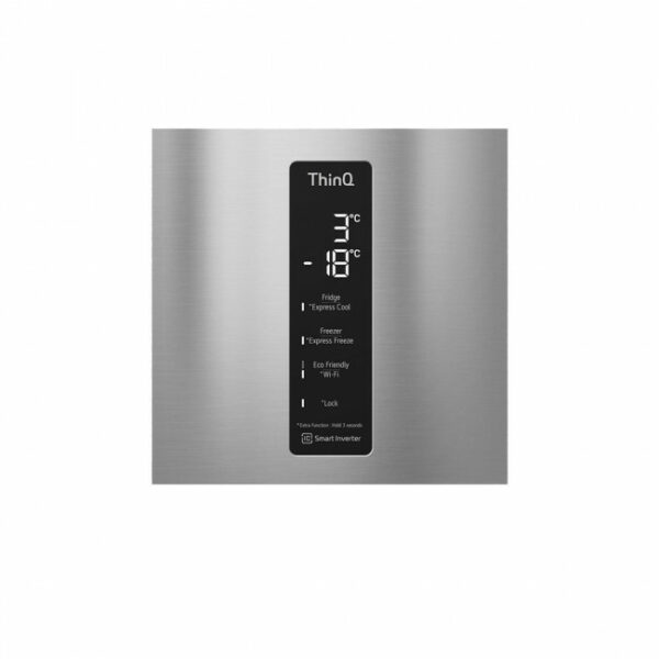 LG GBB62PZHMN Ψυγειοκαταψύκτης Inox Antifinger - (12 δόσεις άτοκα)