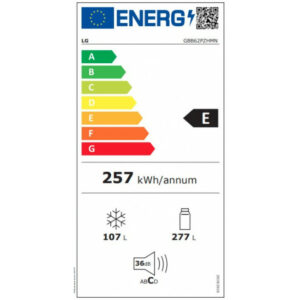 LG GBB62PZHMN Ψυγειοκαταψύκτης Inox Antifinger - (12 δόσεις άτοκα)
