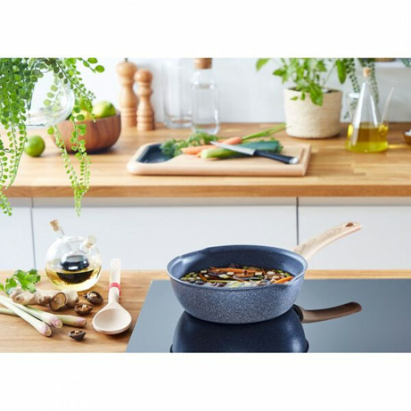 TEFAL NATURAL G26677 26cm Βαθύ Τηγάνι Grey
