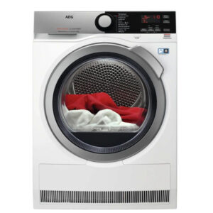 AEG T8DEE48SG Στεγνωτήριο White/Silver