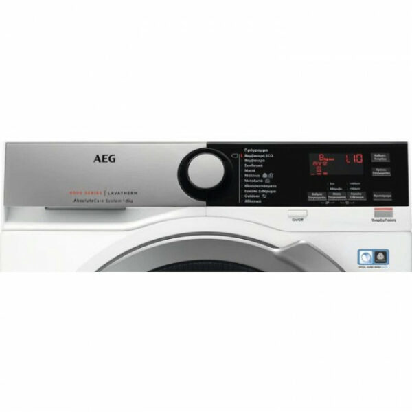 AEG T8DEE48SG Στεγνωτήριο White/Silver
