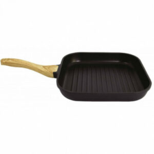 GRUPPE Cookin KEFJ28 28cm Αντικολλητική Γκριλιέρα Black