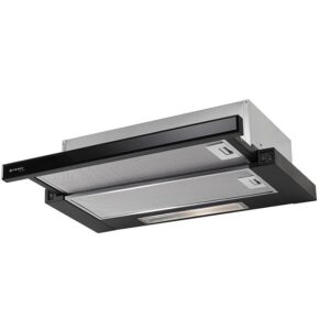 PYRAMIS 065032801 Glass Συρόμενος απορροφητήρας Black