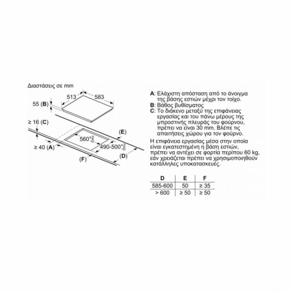 BOSCH PIE645BB5E Εστία Επαγωγική Black - (12 δόσεις άτοκα)