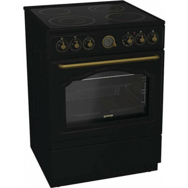GORENJE EC62CLB Ηλεκτρική κουζίνα Retro Black - Image 4