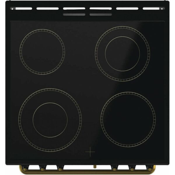 GORENJE EC62CLB Ηλεκτρική κουζίνα Retro Black - Image 3