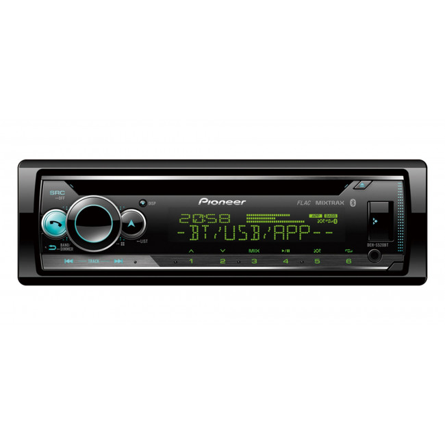 PIONEER DEH-S520BT Car Audio Player Black