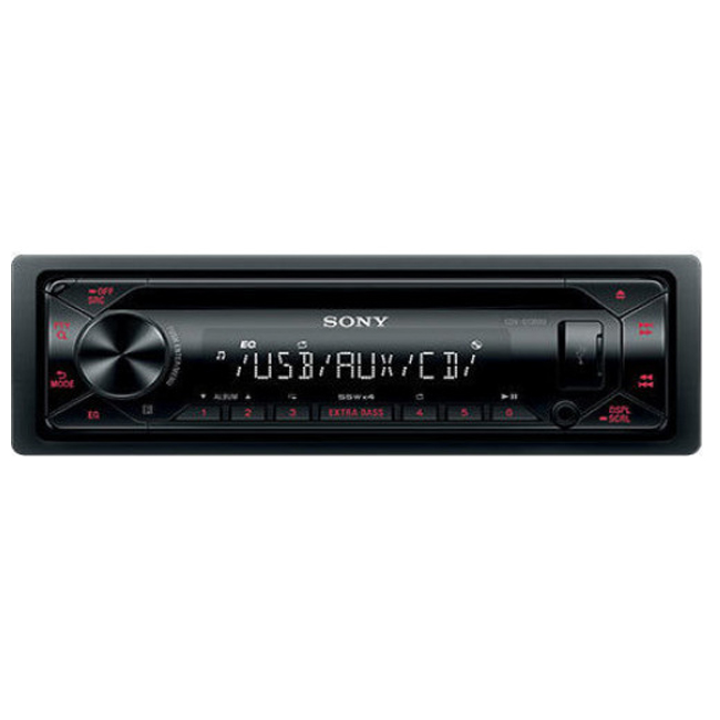 SONY CDXG1300U.EUR Car Audio Player Black