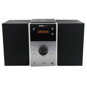 CRYSTAL AUDIO HBT-2 Bluetooth Micro-Mini Hifi Silver