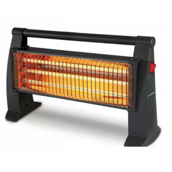 LUXELL LX 2820 1500W Θερμάστρα χαλάζια/αλογόνου Black