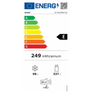 SHARP SJ-TE435M4I Ψυγείο Inox - (12 δόσεις άτοκα)