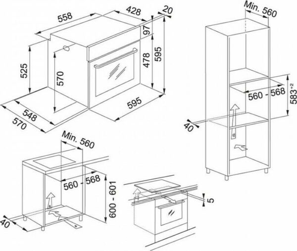 FRANKE Smart Linear FSL 86HBK Φούρνος Black - Image 2