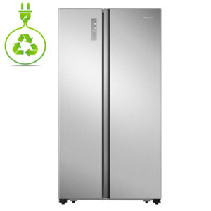 HISENSE RS677N4BIE Ψυγείο Ντουλάπα Inox