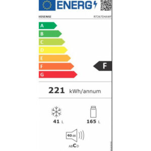 HISENSE RT267D4AWF Ψυγείο White - (12 δόσεις άτοκα)